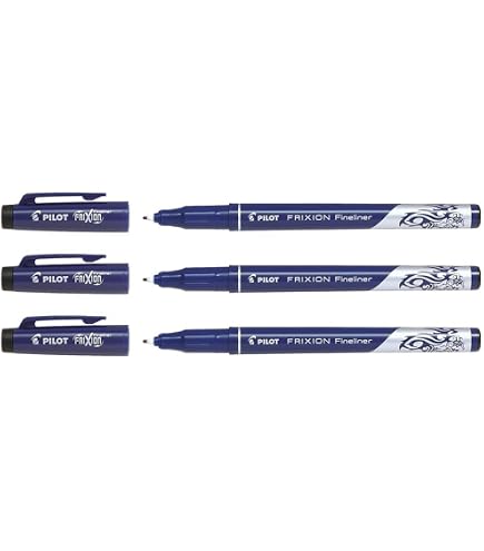PILOT Fineliner Frixion – Radierbare Filzstifte, Blau, 6 Stück, 0,45 Mm Strich