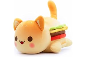 SEYUMI Aphmau Meemeows, Aphmau Cat Plush, Cat Plushies, Meemeows Cat Food Plushies, Meemeows Cat Food Plush Toy, Meemeows Cat Food Plush, Aphmau Meemeows Cat Food Plush (25cm,B)