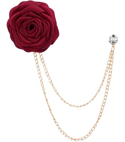 Lot 18 Boutonnières Rose Homme – Épinglette Fleur Mariage Corsage Costume Avec Boîte Cadeau