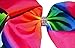 Mytoptrendz® Ladies Girls Rainbow Large Ribbon Bow with Sparkly Crystal Centre on Beak style Hair Clip Hair Accessories