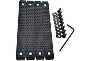 ProWildGear 4 Pcs/Set Nylon CNC RS Handguard Rail Cover Fit for M-lok Compatible Handguard Systems Keymod Accessory