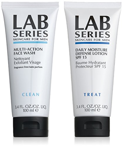 Lab Series Gift Set Contains Multi Action Face Wash 100 ml and Daily Moisture Defense Lotion 100 ml