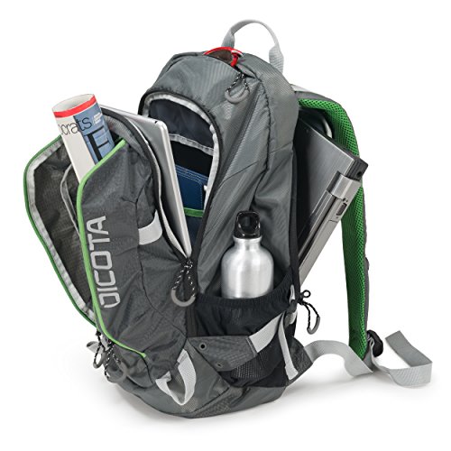 Dicota D31221 Rucksack „ACTIVE“ 35,56-39,62 cm (14-15,6 Zoll lime grau - 2