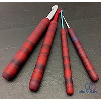 Filethäkelnadel Dreadlock Nadel Häkelnadel 1mm handmade künstlerisch gestaltet Geschenk Unikat 1Stk