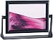 Produktbild infactory Sandbild Bilderrahmen: Schwenkbares Mini-Sandbild Dream Pink mit Standfuß, 110 x 65 mm (Sandbild im Glas)