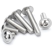 Vite (bullone), Bulloni A Brugola, 10 Set M5 (5 Mm) X12 Mm [Foro 2,5 Mm] Viti Metriche A Testa Bombata In Acciaio Inossidabile 304 Con Esagono Incassato Viti Cave Bullone Con Dadi - Foto 3