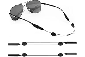 2 Pcs Adjustable Eyeglass Strap Sunglass Strap Anti-slip Eyewear String Holder Sports Sunglasses Chain for Women Men Boy Girl