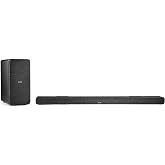 Denon DHT-S517 3.1.2 Dolby Atmos Soundbar System, Wireless Subwoofer, HDMI EARC and Bluetooth, Black
