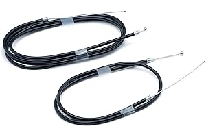 On Bike Coppia fili freno anteriore e posteriore per bici con guaina