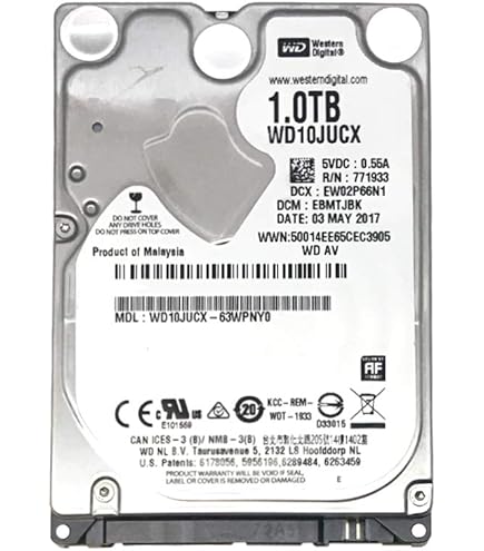 TOSHIBA MQ04ABF100 1TB 5400rpm SATA 7mm 2.5