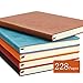 Produktbild Zhi Jin A5 Lotus Leder dick Notizbuch Diary College Hardcover, liniert, Tagebuch 114 Blatt Motivpapier 100 gsm rot