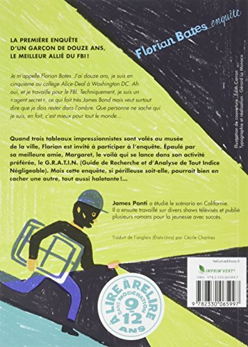 Book's Cover of Alerte au musée : Florian Bates enquête