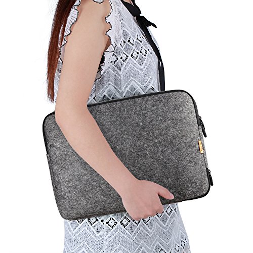 ProCase 12 Zoll Schutzh  lle Filz Laptop Sleeve Tasche  12 Zoll Macbook mit Retina Microsoft Surface Pro 4 3 und Andere 11-12 Zoll Chromebook Ultraboo