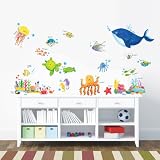 Decowall DW-1311 Unter dem Meer Wandsticker Wandaufkleber Wandtattoo Kinderzimmer - 3