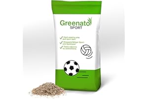 15kg Rasensamen Greenato Sport Sportrasen Sport- und Spielrasen Spiel Rasen Grassamen Rasensaat Gras
