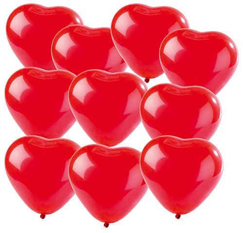 Playtastic Luftballons in Herzform 10er-Pack