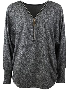 Emma & Giovanni Damen - Langarmshirt - Pullover - Top & Shirt