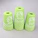 Dodolive®12Pcs Sport Stacking Cup Flyingcup Athletics Toys Sports Educational Gift Scrawl Design,Green