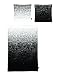 Produktbild STRENESSE HOME Bettwäsche Satin schwarz-weiß Größe 155x220 cm (80x80 cm)