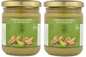 Veggy Duck - Crema de Pistacho 400g (2 x 200g) | Con 45% Pistachos Mediterráneos | Sabor Dulce | Comida Artesanal Italiana Gourmet | Ideal para Desayunos y Postres