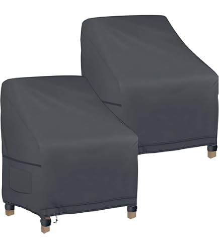 Gartenstuhl Abdeckung 2-tlg - Wasserdicht 64x64x120cm