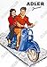 Produktbild ClassicSeller Adler Junior Motorroller Landkarte Poster Plakat Bild