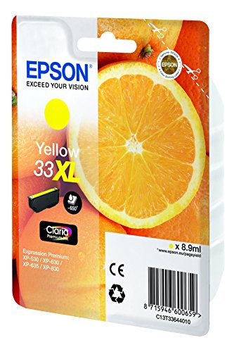 Epson T3364 Orange, Claria Premium Tinte, Text- und Hochglanzfotodruck XL (Singlepack) gelb - 2