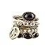 Habors Black Metal Ring For Women RS.325.00