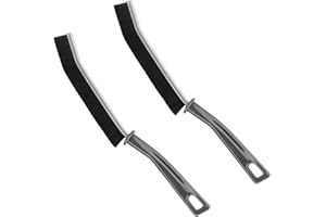 2 Pcs Zephy Crevice Cleaning Brush, Hard-Bristle Cleaning Brush UK, Multi-Purpose, Grout Cleaner, Grout Brush, Tile, Bathroom, Kitchen Gadgets 2023 New, Gap Cleaning Brush, Carpet Brush (Plastic)