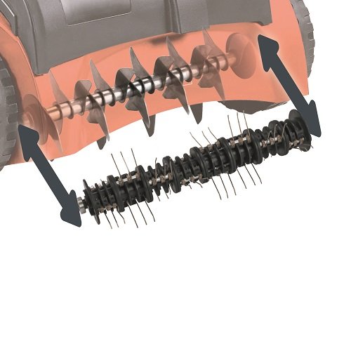 Einhell Elektro Vertikutierer-Lüfter GC-SA 1231 (1200 W, 31 cm Arbeitsbreite, 3 Arbeitstiefen bis 9 mm, 28 l Fangsack, klappbarer Führungsholm) - 7