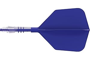 CUESOUL CUESUL Rost T19 Eje de dardo Integrado de Carbono y Vuelo de ala Grande, Conjunto de 3