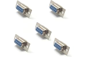 S SIENOC DB9 Femelle Souder RS232 de Connecteur 5 pcs VGA Adaptateur