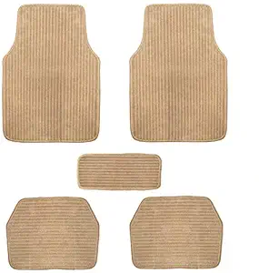 Vocado Carpet Beige Car Floor/Foot Mats for Toyota Baleno