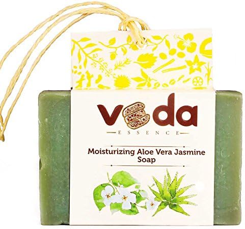 Veda Essence Handmade Moisturizing Aloe Vera Jasmine Natural Handmade Soap-4.4 Oz