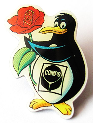 Preisvergleich Produktbild Compo - Pinguin mit Rose - Pin 30 x 22 mm
