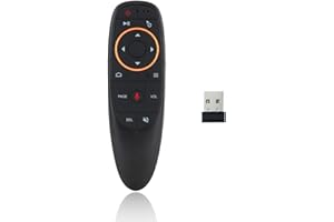 XINZHIZHU Air Mouse Remote Control 2.4GHz Wireless Voice Remote G10s Voice Controller for Google Android TV Boxes Laptop Projektor HTPC All Models Smart TVs Computers Windows Mac OS via USB Receiver Up to 10m
