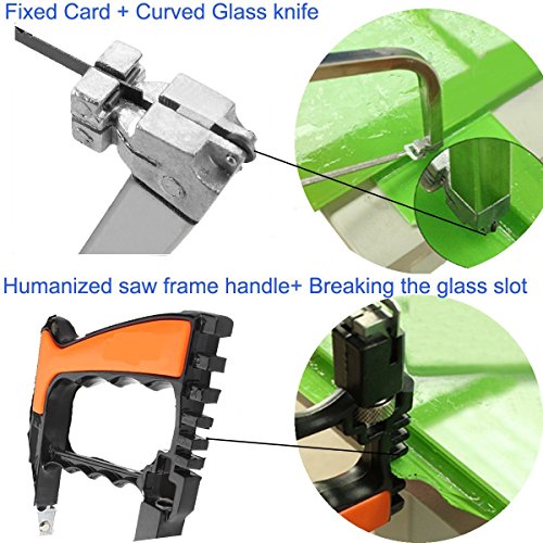 Magie Handsäge Set, LiZhi 12 in 1 Multi Zweck Hand Mini DIY Säge für Holz, Metall, Kunststoff, Garten, Glas, Fliesen, Stein - 5