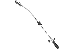 MAURER - Soplete Quemar Hierba Con Encendido Piezoelectrico Funcionamiento Con Cartucho Gas