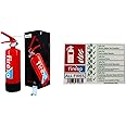 Firexo 2 Litre ALL FIRES Extinguisher, 2 Litre Fire Extinguishers, 7 in 1 for all type of Fire & White Extinguisher Safety Sign All Fires Extinguishers All Classes of fire