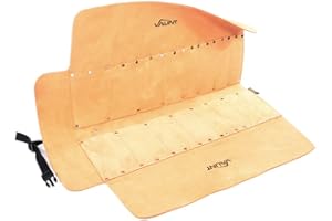 Vaunt Suede Leather Chisel Roll 16 Pocket