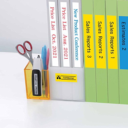 CASIO EZ-Label Printer XR-12YW1 Schriftband selbsthaftend 12 mm x 8,0 m schwarz auf gelb - 3
