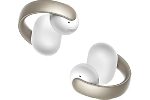 soundcore AeroClip by Anker, słuchawki z otwartym uchem, słuchawki z klipsem, komfort adaptacyjny, wyraźne połączenia z 4 mikrofonami i sztuczną inteligencją, stabilne dopasowanie, sterowniki 13 mm