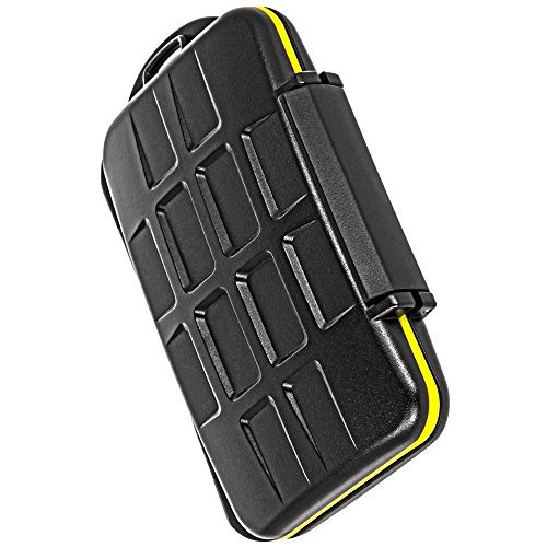 Wasserdichtes Speicherkarten Hardcase Etui Schutzbox fuer 4x SD SDHC SDXC und 3x XQD - 2