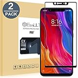 EasyULT 2-Pack Pellicola Vetro Temperato Xiaomi Mi 8 SE/Mi 7, Pellicola Protettiva Per Xiaomi Mi 8 SE/Mi 7[Durezza 9H] [Copertura Completa] [Ultra Resistente]-Nero