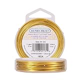 MATERIAL DE MANUALIDAD: también son adecuados para arreglos florales, marcos y trabajos de peluquería. La longitud de este cable de cobre es suficiente para las necesidades de producción de su artesanía, solo deje volar su imaginación y creatividad.