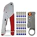 Produktbild ESUMIC® Kompression für Connector Tool Cable Stripper RG6 Beschlag mit 20x F Pressverbinder
