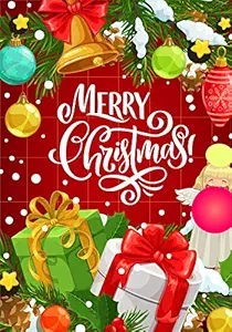 Coromandel Printers Merry Christmas Greeting Card - 15 Size 4.25 Inch x 6.00 Inch - Pack of 20