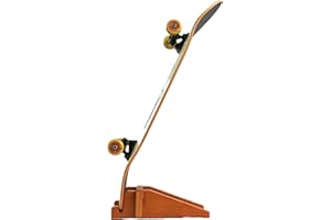 COR SURF Stojak podłogowy do deskorolki surfingowej COR | Premium bambusowy stojak na deskorolkę | Koniec z potykaniem się o deski