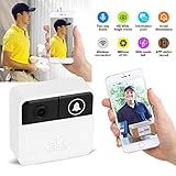 Conversación bidireccional sin ruido-soporte de conexión WiFi 2.4 G, Android o iOS App control remoto. Usted puede fácilmente dar la bienvenida a sus amigos en el primer lugar..
