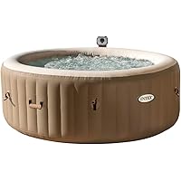 Intex PureSpa Bubble Massage -Ø 196 x 71 cm - 4 Personen - Beige